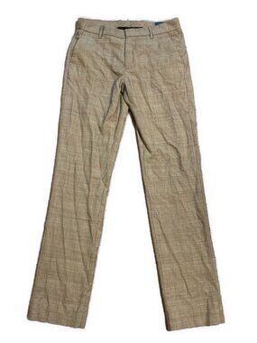 Fairlane Men’s Black Gray Plaid Wool Blend Trouser Pants Slim 30 X 32